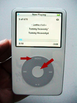 Reset iPod